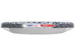 Dixie Ultra Large Paper Plate, 11.5", Blue/White/Yellow, 12/Pack, 8 Packs/Carton (16217/01P)