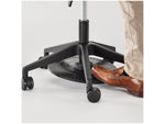 Safco 22" Foot Pedal Lab Stool, Vinyl (3437BL)