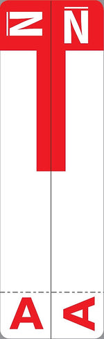 Medical Arts Press® A and N Name Labels, Red, Smead® Alpha-Z® Compatible