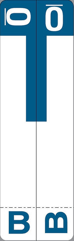 Medical Arts Press® B and O Name Labels, Dark Blue, Smead® Alpha-Z® Compatible
