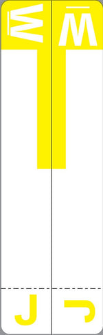 Medical Arts Press® J and W Name Labels, Yellow, Smead® Alpha-Z® Compatible