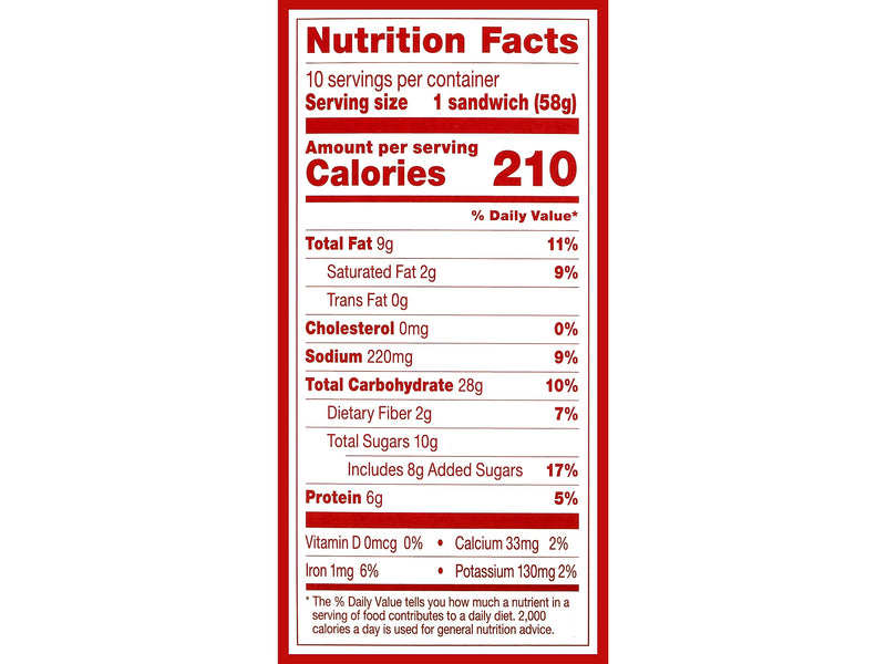 Smuckers Uncrustables Peanut Butter & Strawberry Jam Sandwiches, 2 oz., 2/Pack (903-00133)