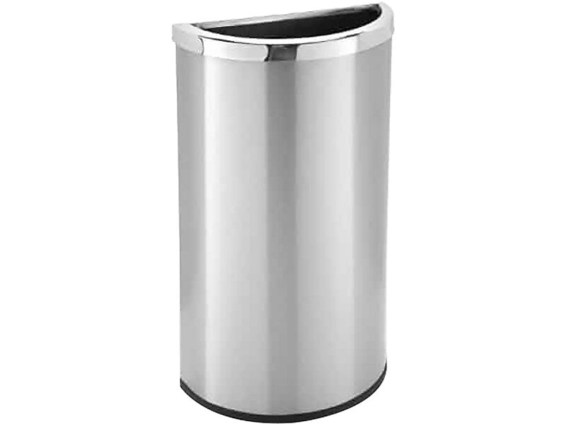 Commercial Zone Precision Stainless Steel Trash Can with no Lid, Silver, 15 gal. (783929)