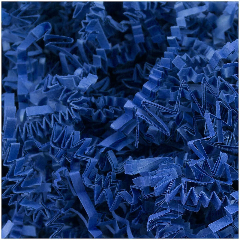 JAM Paper Colored Crinkle Paper, Presidential Blue (1192469)