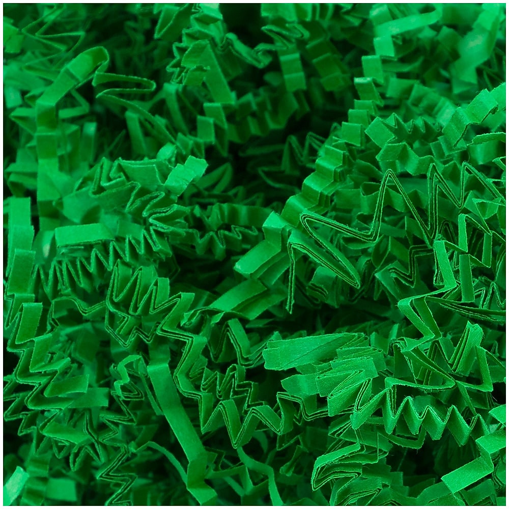 JAM Paper Colored Crinkle Paper, Green (1196519)