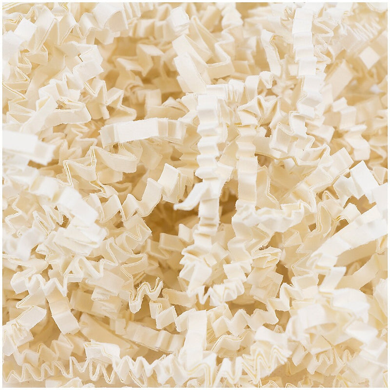 JAM Paper Colored Crinkle Paper, Ivory (1192445)