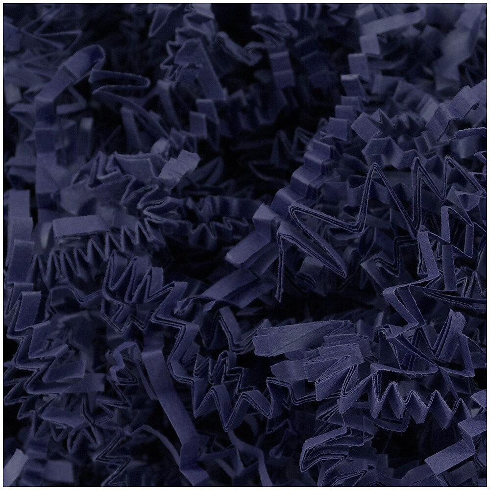 JAM Paper Colored Crinkle Paper, Navy Blue (1192460)