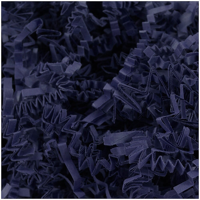 JAM Paper Colored Crinkle Paper, Navy Blue (1192460)