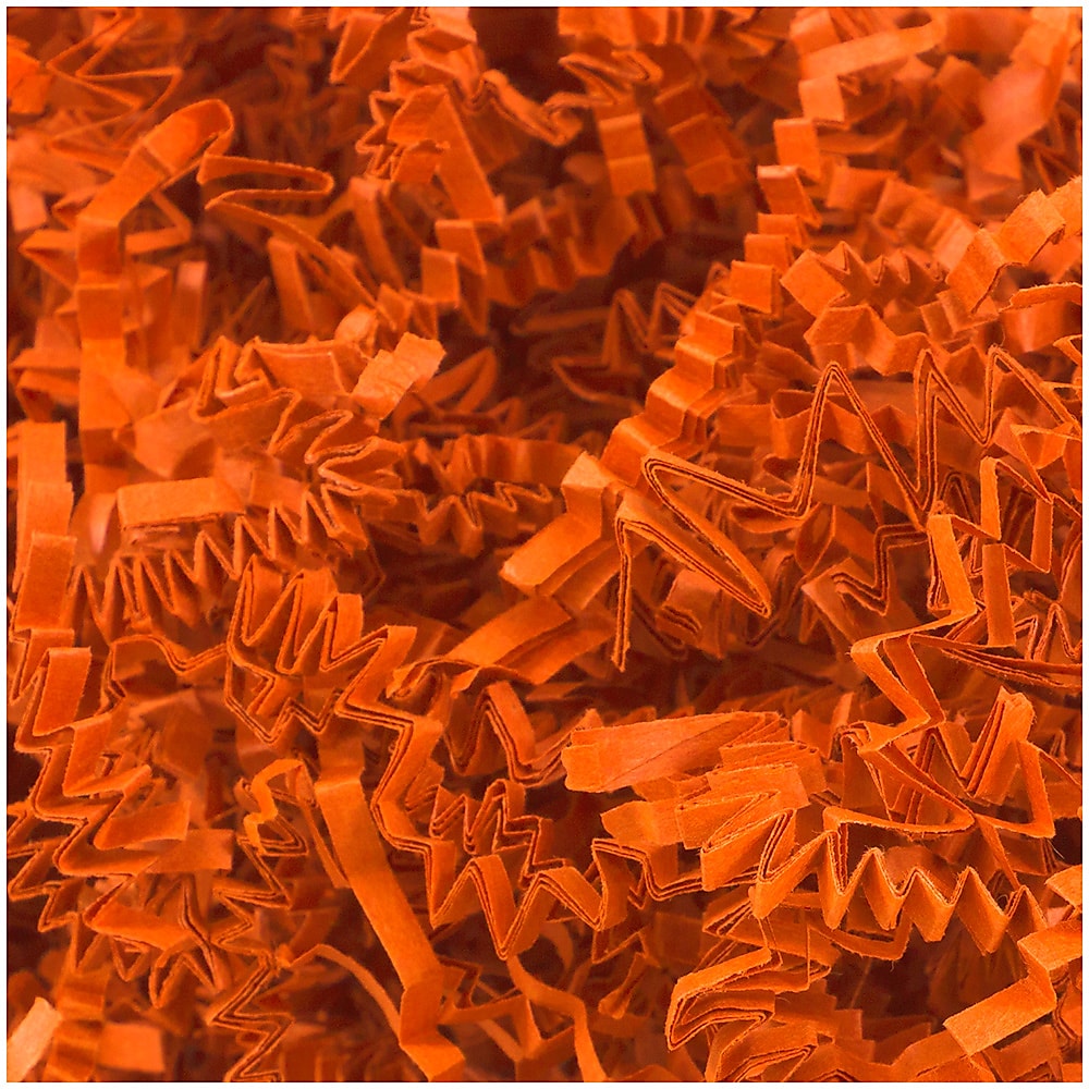 JAM Paper Colored Crinkle Paper, Orange (1192463)