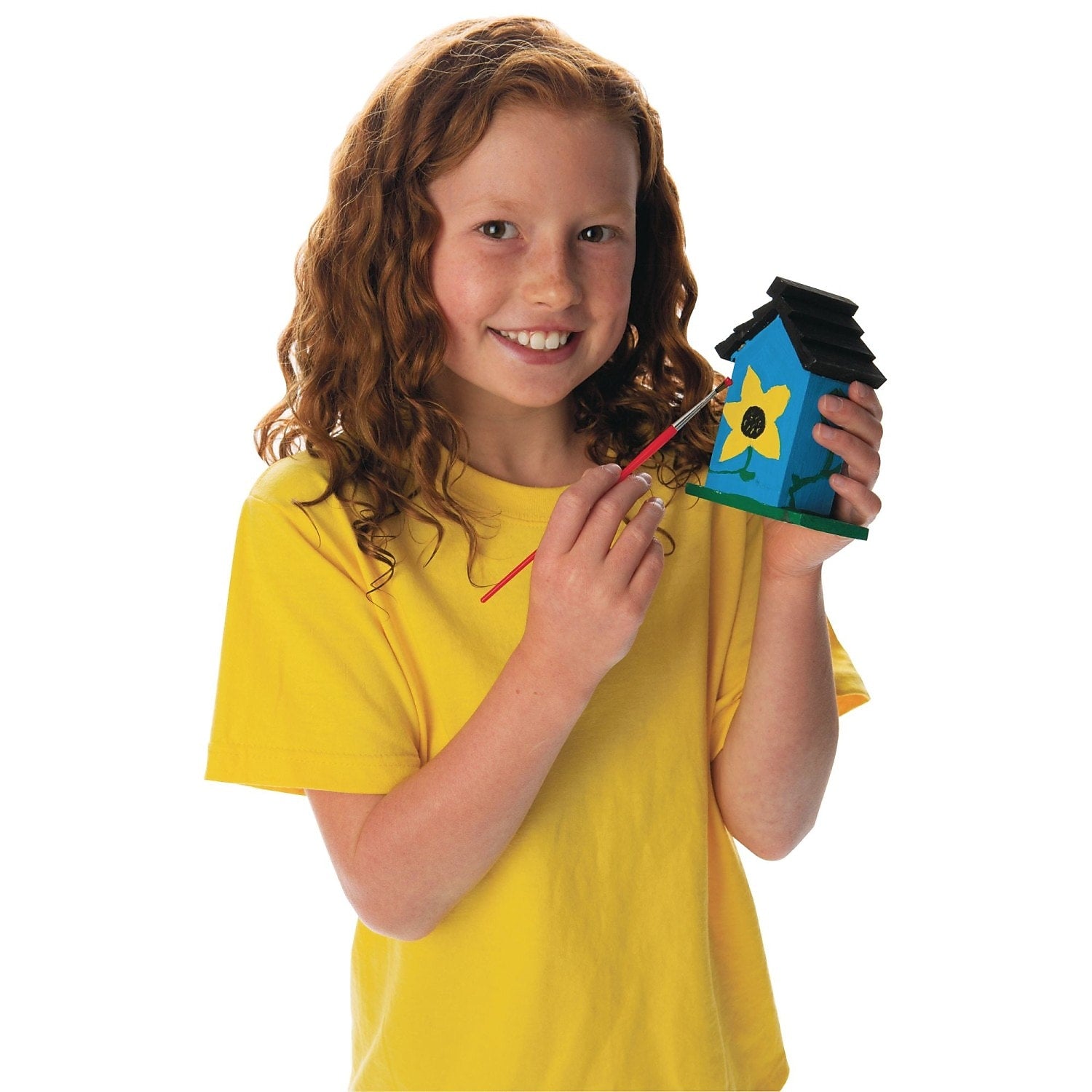 S&S Wooden Birdhouses Craft Kit, 24/Pack (GP1593)