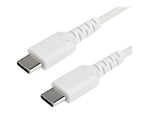 StarTech 3.3' USB C Male/C Male, White (RUSB2CC1MW)