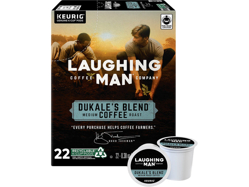 Laughing Man Dukale's Blend Coffee Keurig® K-Cup® Pods, Medium Roast, 22/Box (GMT8338)