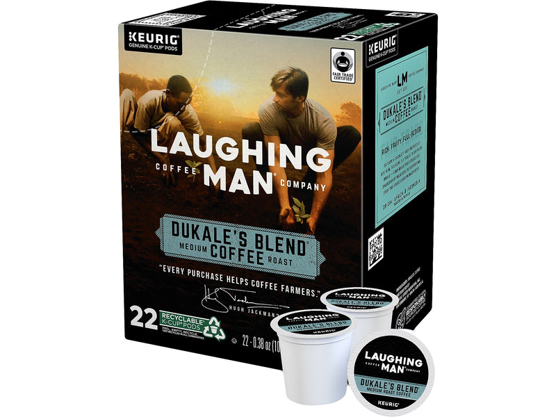 Laughing Man Dukale's Blend Coffee Keurig® K-Cup® Pods, Medium Roast, 22/Box (GMT8338)