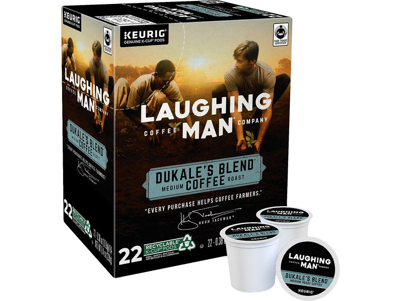 Laughing Man Dukale's Blend Coffee Keurig® K-Cup® Pods, Medium Roast, 22/Box (GMT8338)