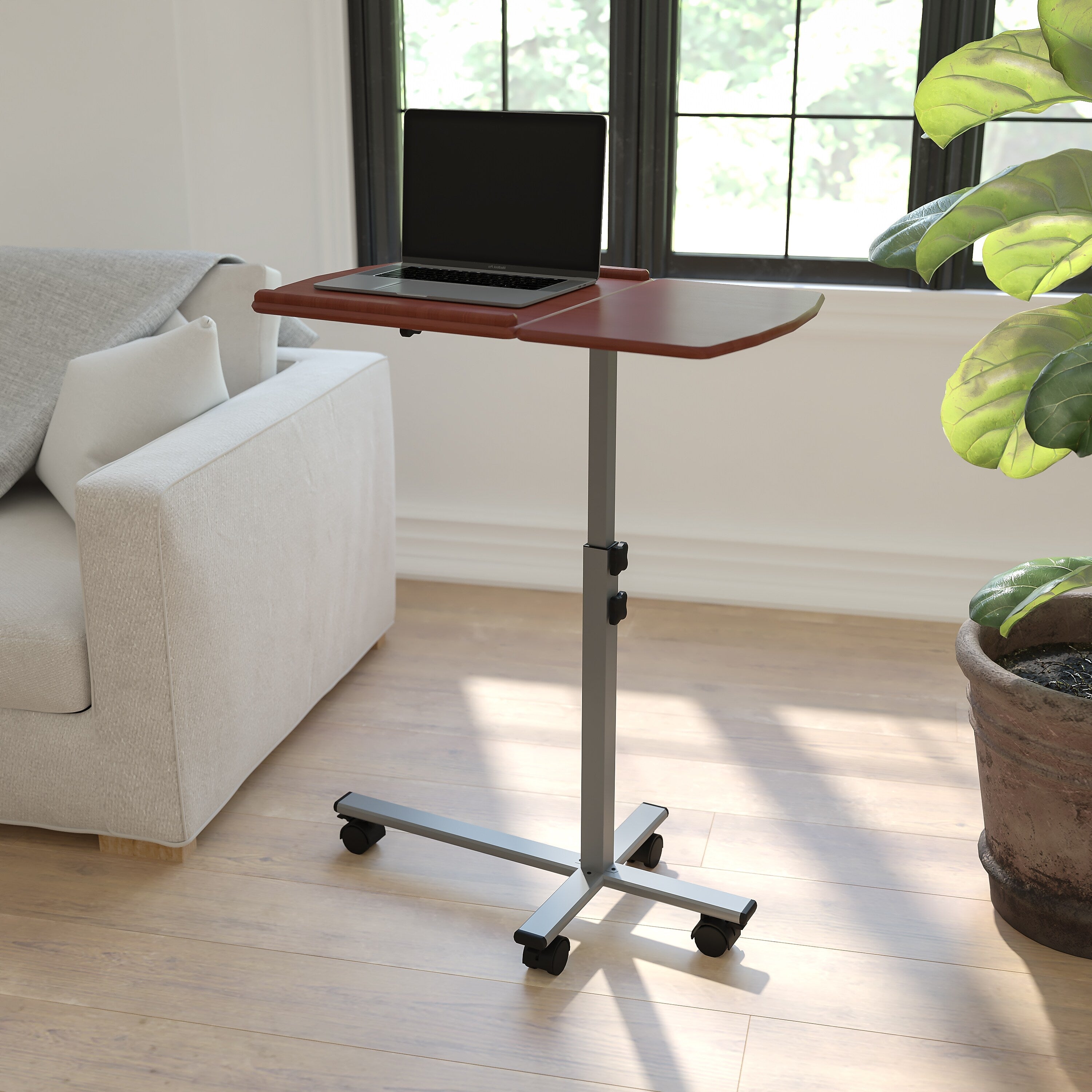Flash Furniture 29" Laminate Laptop Desks Cherry (NANJN2762)