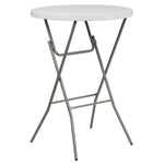 Flash Furniture Kathryn Folding Table, 31.5" x 31.5", Granite White (RB32RBARGW)