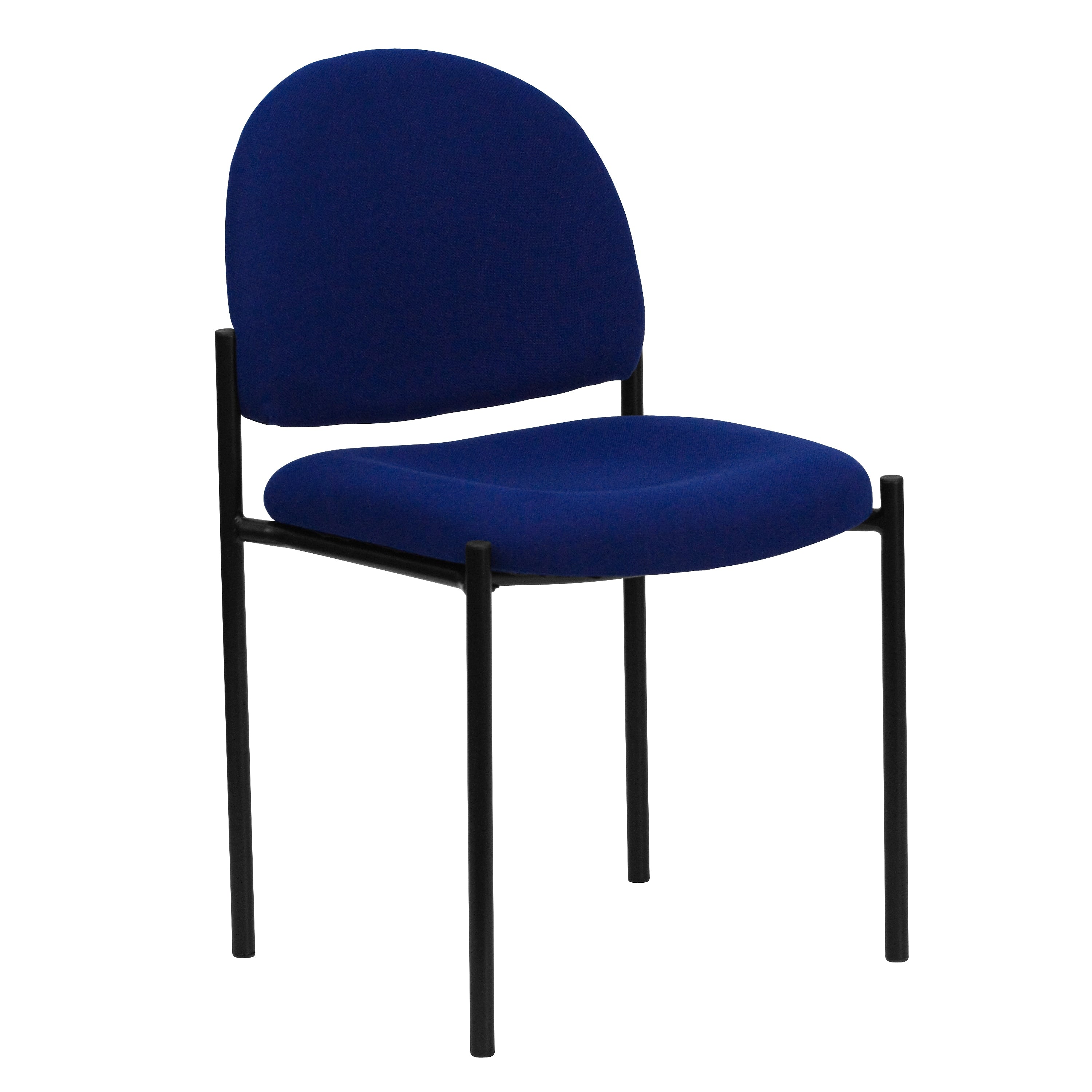 Flash Furniture Tania Fabric Stackable Side Reception Chair, Navy (BT5151NVY)