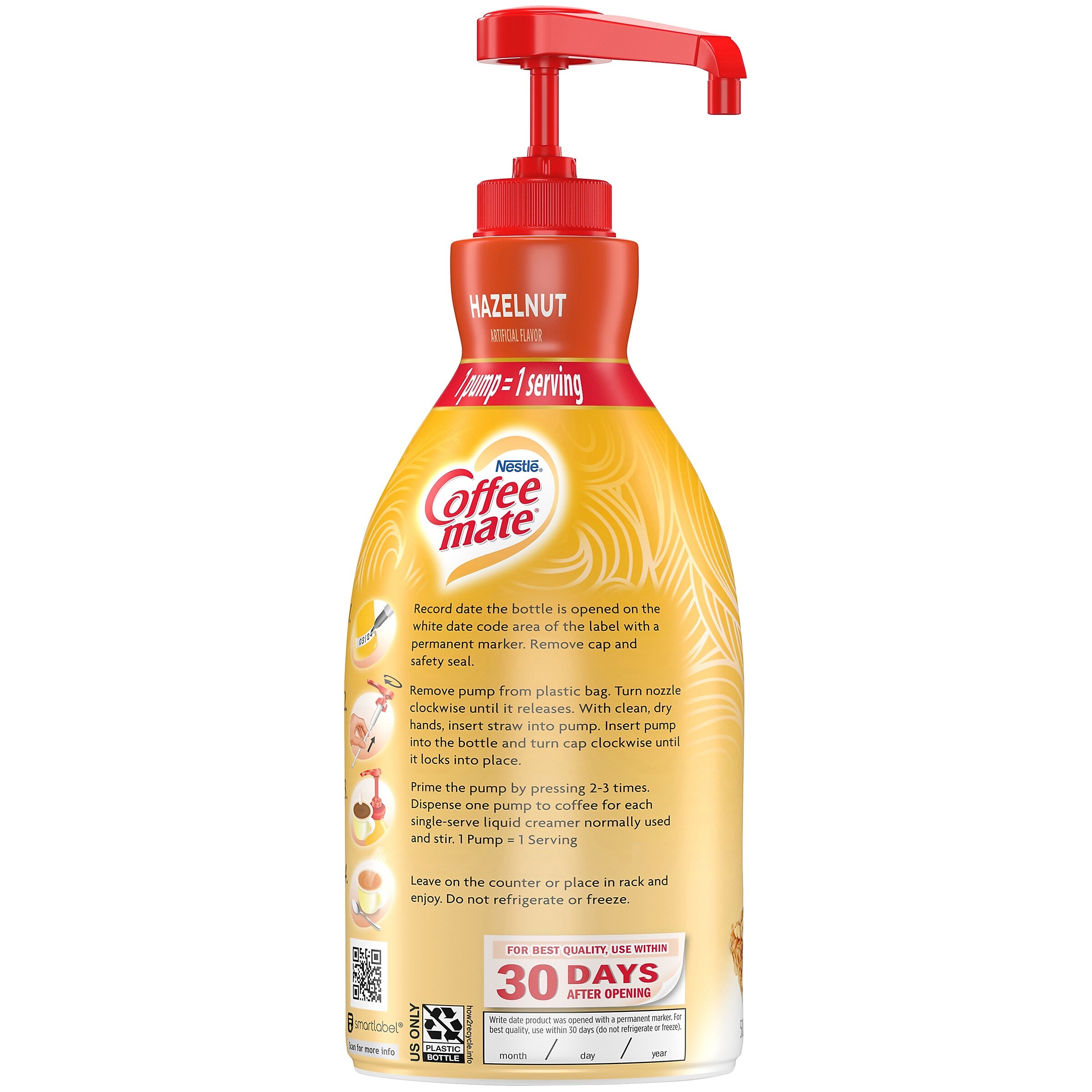 Coffee-mate Hazelnut Liquid Creamer, 50.7 oz. (NES31831)