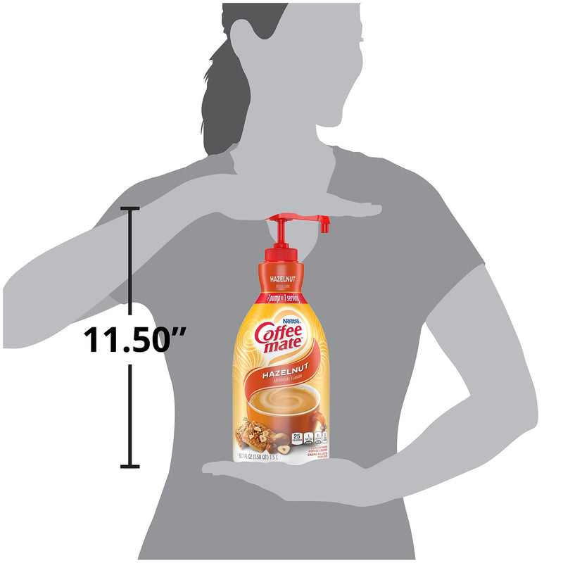 Coffee-mate Hazelnut Liquid Creamer, 50.7 oz. (NES31831)