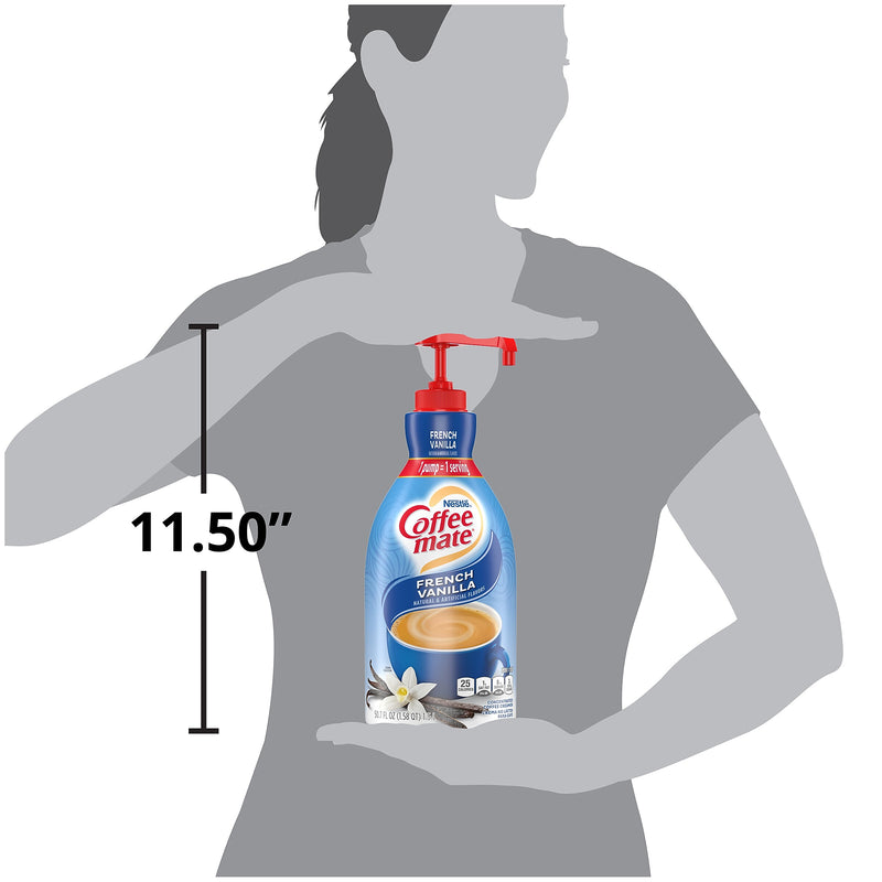 Coffee-mate French Vanilla Dairy Free Liquid Creamer, 50.7 oz. (NES31803)