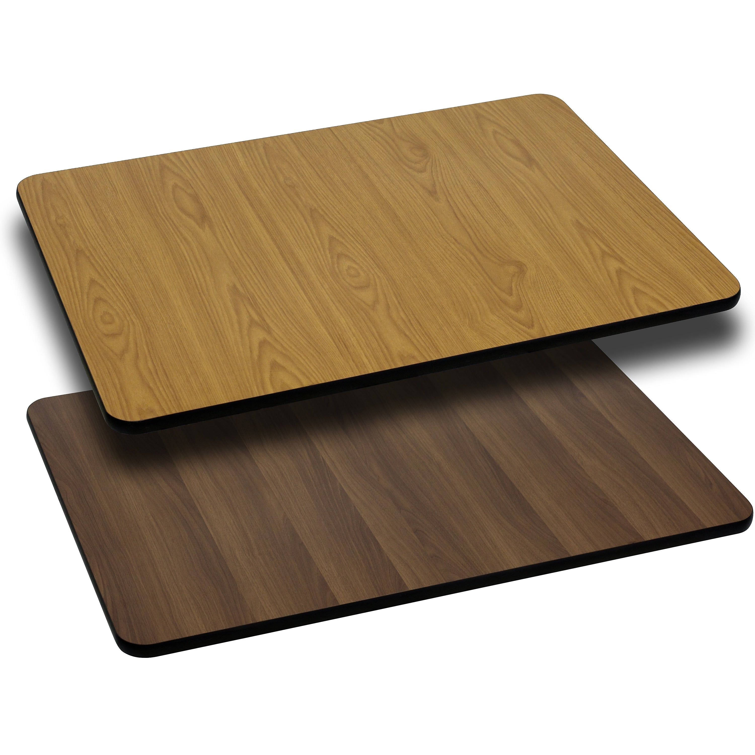 Flash Furniture 60'' Rectangular Table Top With Reversible Laminate Top, Natural/Walnut