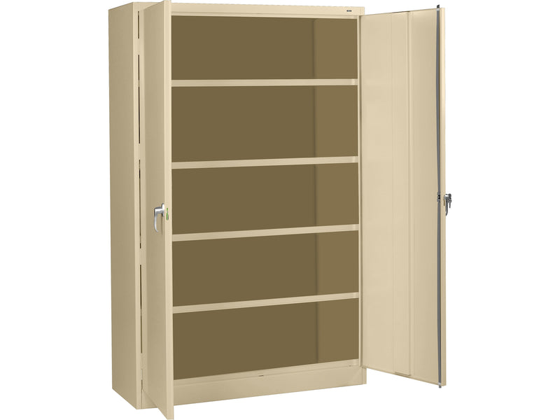 Tennsco Jumbo 78" Steel Storage Cabinet with 5 Shelves, Sand (J2478SU-SND)