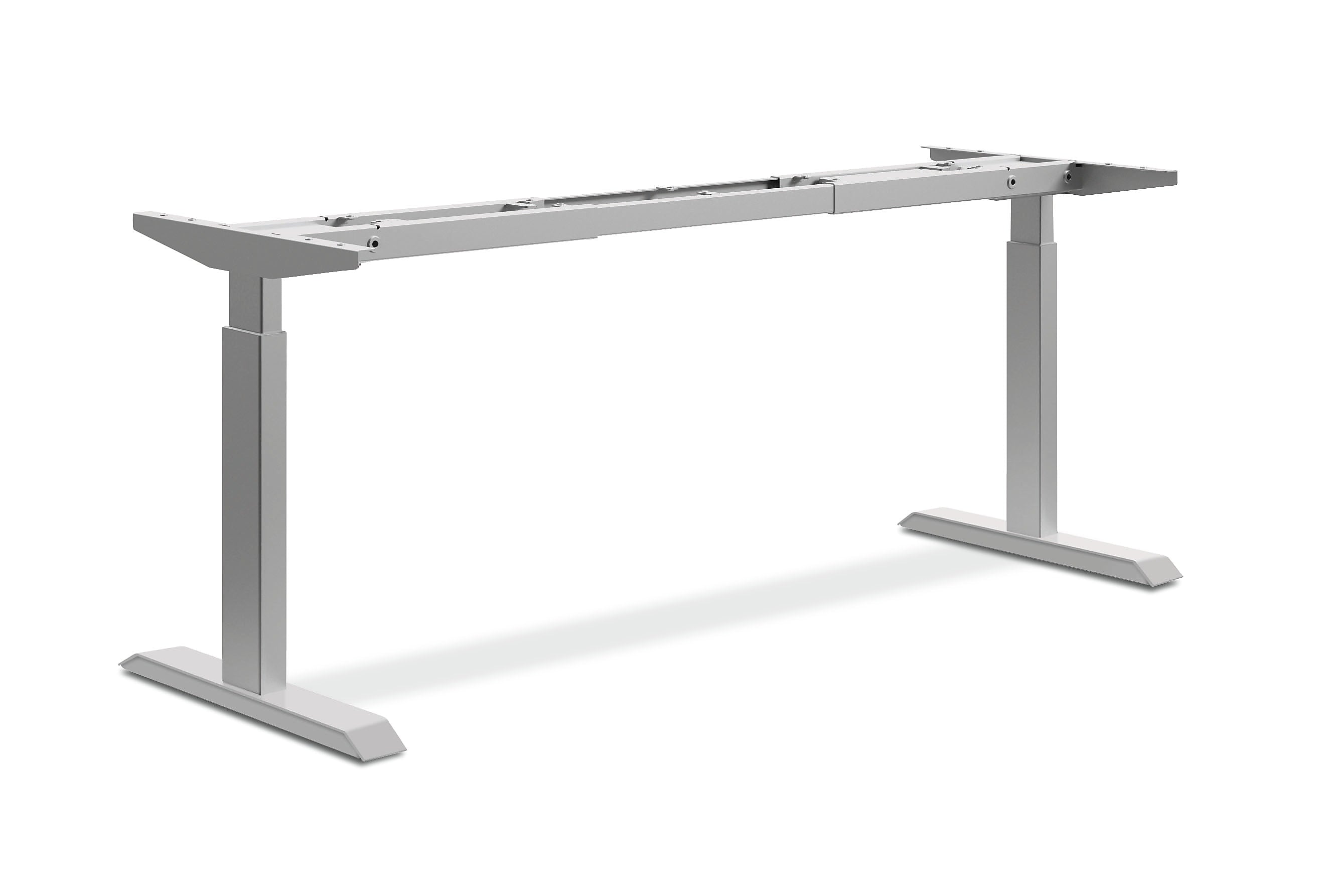 HON Coordinate 25.5"-45.5"H 2-Stage Height-Adjustable Base, Nickel (HONHAB2S2LP8L)