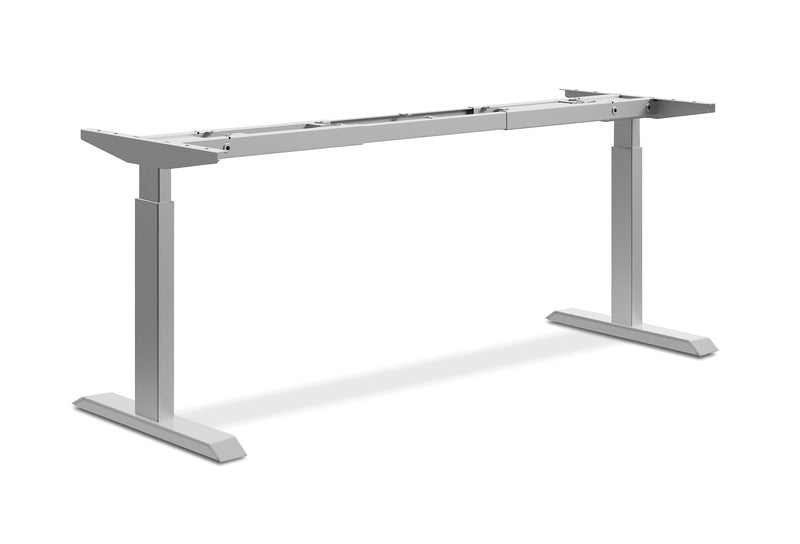 HON Coordinate 25.5"-45.5"H 2-Stage Height-Adjustable Base, Nickel (HONHAB2S2LP8L)