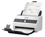 Epson WorkForce DS-870 Duplex Document Scanner, White/Black (B11B250201)