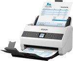 Epson WorkForce DS-970 Duplex Document Scanner, White/Black (B11B251201)