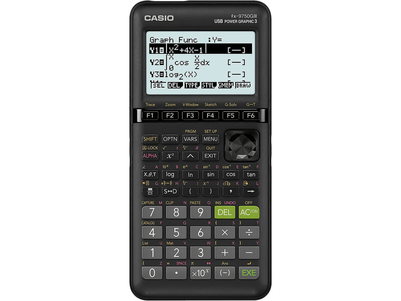 Casio FX-9750GIII Graphing Calculator, Black