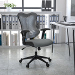 Flash Furniture Kale Ergonomic Mesh Swivel High Back Executive Office Chair, Gray (BLZP806GY)