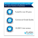 Flash Furniture Kale Ergonomic Mesh Swivel High Back Executive Office Chair, Blue (BLZP806BL)