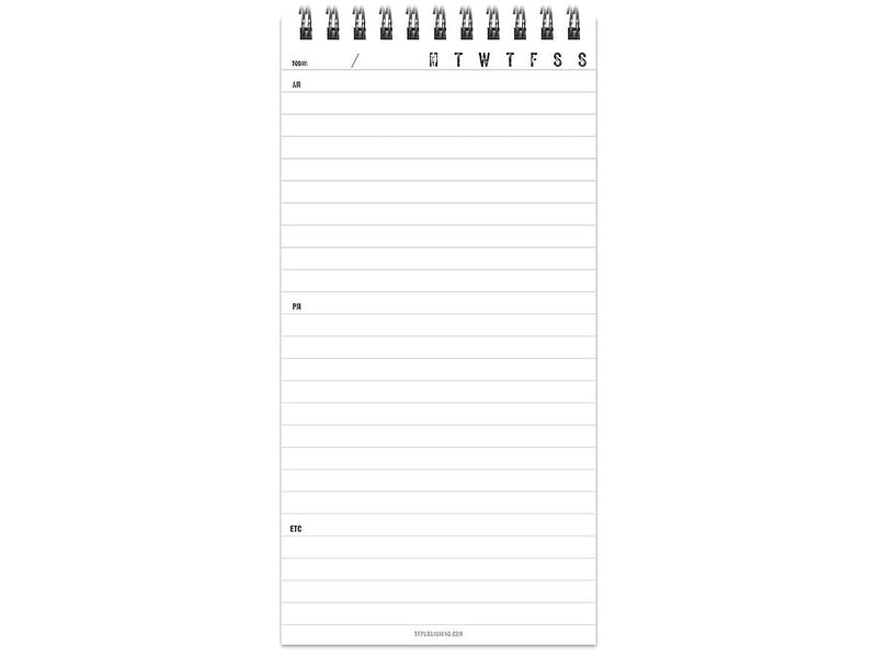 TF Publishing Alaska 4 x 8.5 Daily Planner, Blue/Yellow (99-ALASDA)
