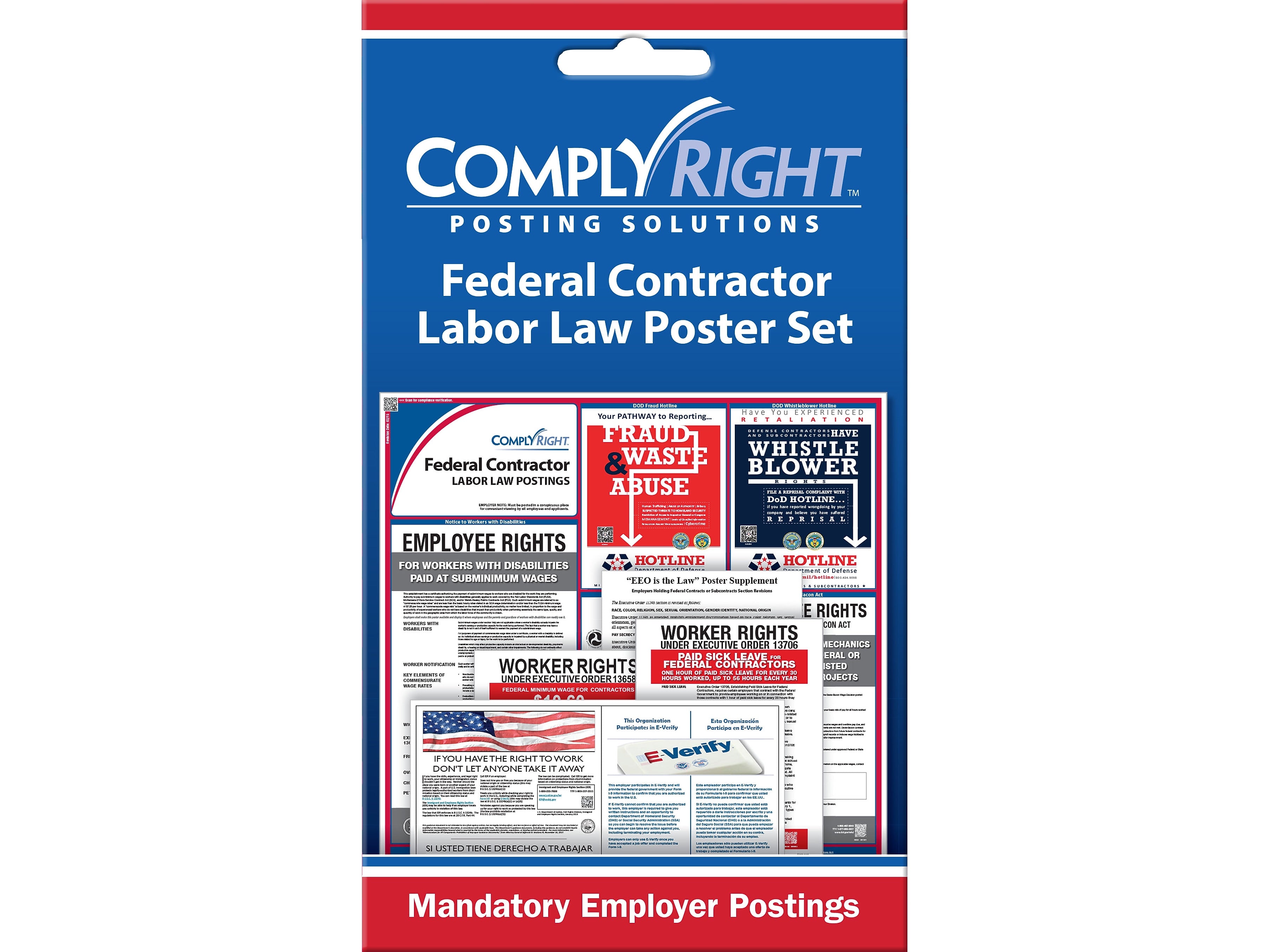 ComplyRight Federal Contractor Labor Law Poster Set (CRPS06)