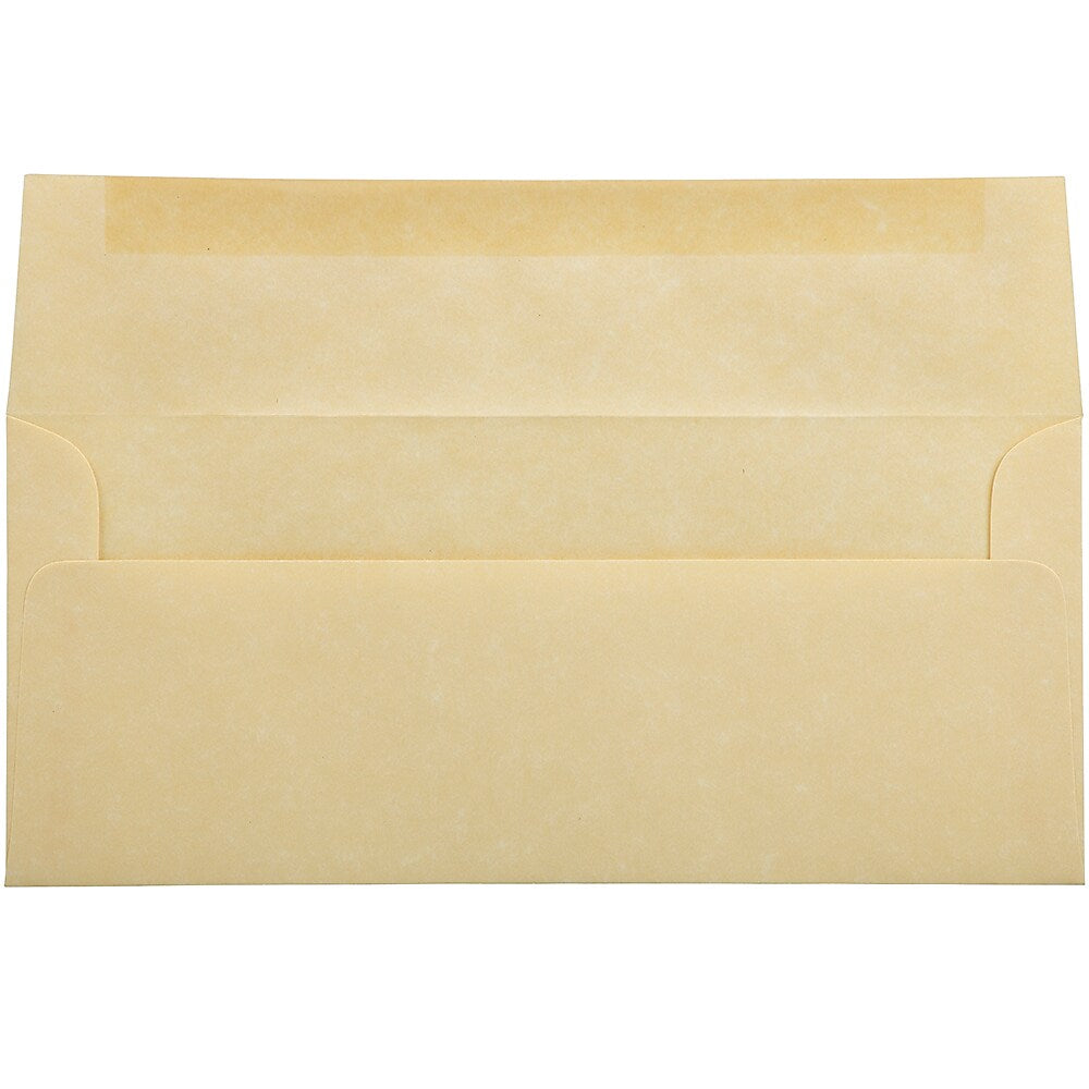 JAM Paper #10 Business Envelope, 4 1/8" x 9 1/2", Gold Yellow, 25/Pack (900906635)