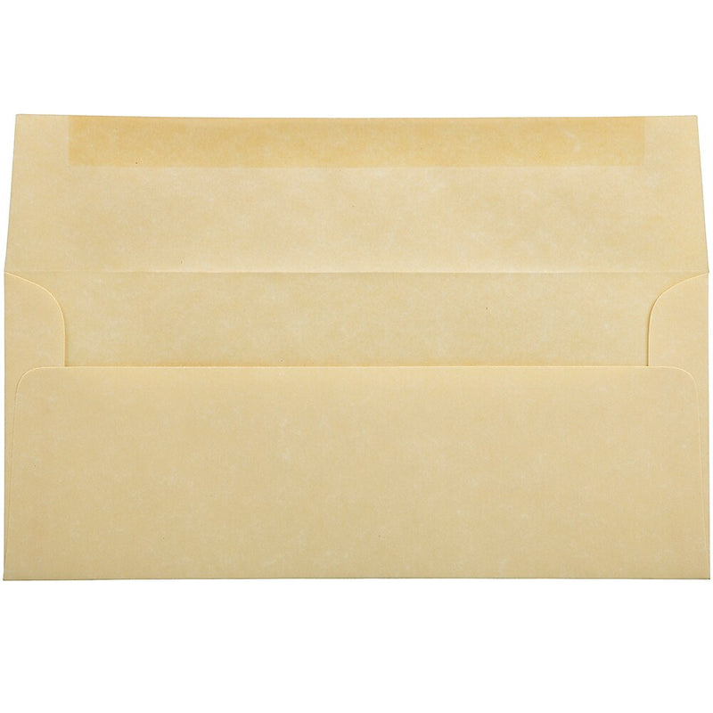 JAM Paper #10 Business Envelope, 4 1/8" x 9 1/2", Gold Yellow, 25/Pack (900906635)