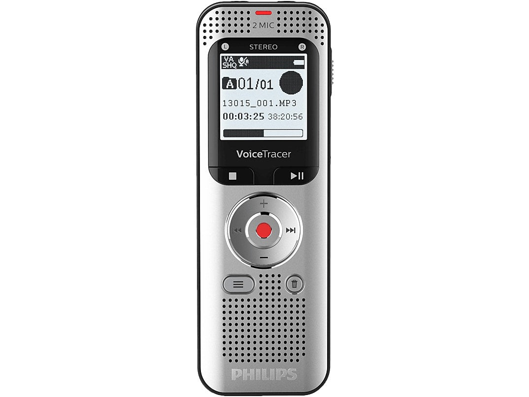 Philips VoiceTracer Digital Voice Recoder, 8GB (DVT2050)