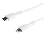 StarTech Lightning USB Cable for iPhone/iPad/iPod Touch, White (RUSBCLTMM1MW)
