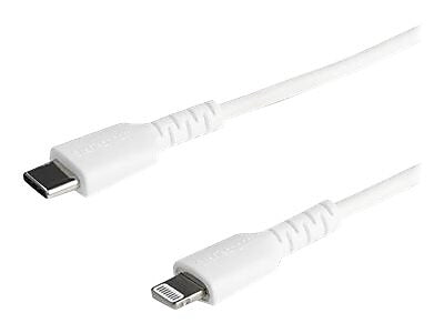 StarTech Lightning USB Cable for iPhone/iPad/iPod Touch, White (RUSBCLTMM1MW)