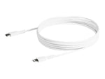 StarTech Lightning USB Cable for iPhone/iPad/iPod Touch, White (RUSBCLTMM2MW)