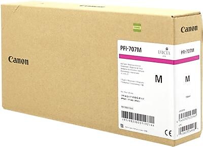 Canon PFI-707 Magenta Standard Yield Ink Cartridge (9823B001AA)