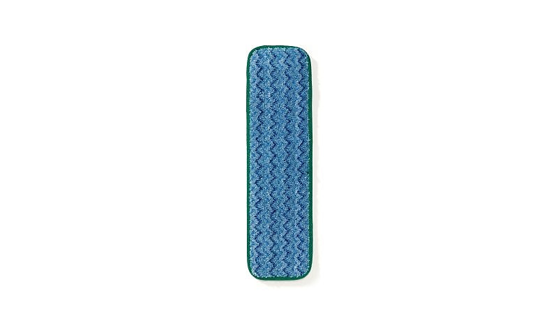 Rubbermaid Commercial Products HYGEN 18" Microfiber Mop Pad, Green, 12/Carton (FGQ41000GR00)
