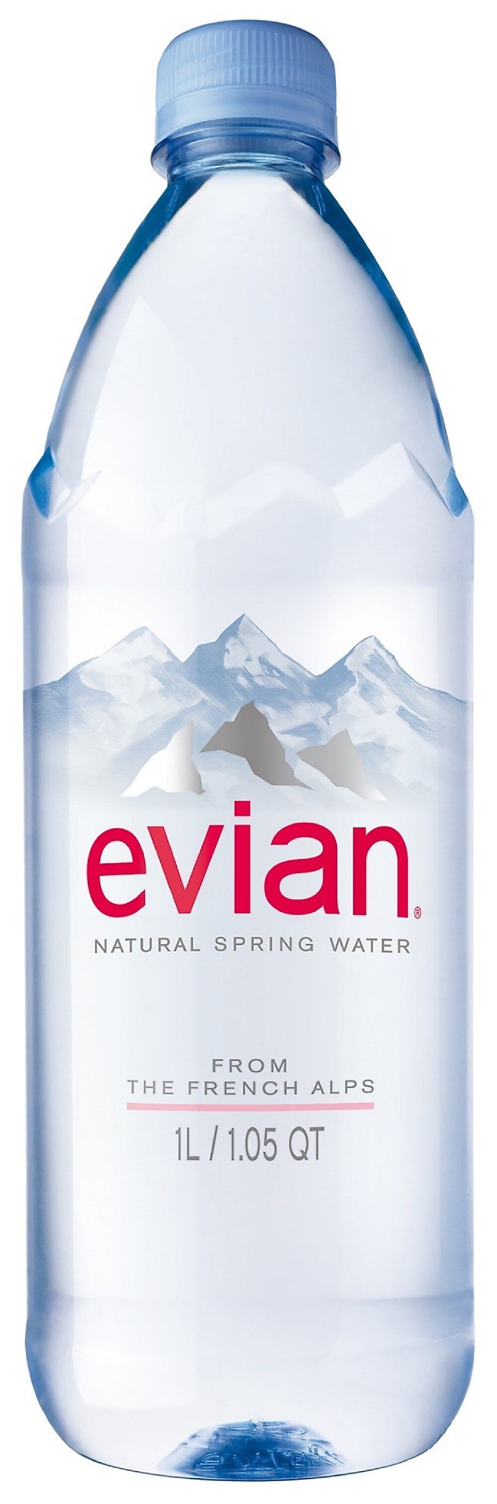 Evian Natural Spring Water, 33.8 oz., 12 Bottles/Pack (EVI10000)