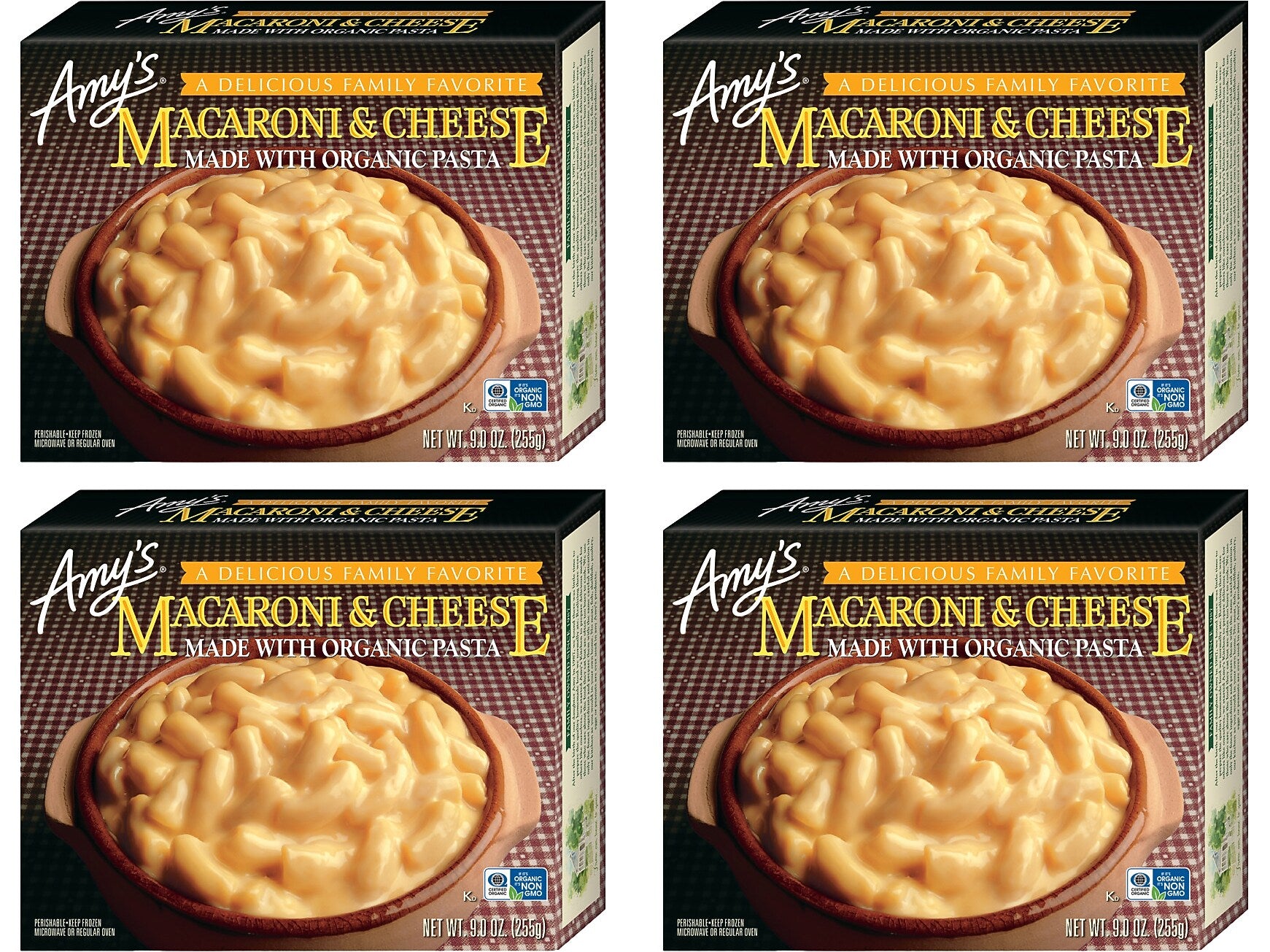 Amy's Macaroni & Cheese, 9 oz., 4/Pack (903-00144)