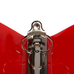 JAM Paper 3/4" 3-Ring Flexible Poly Binders, Red (53016RE)