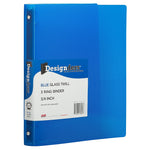 JAM Paper 3/4" 3-Ring Flexible Poly Binders, White (53016BU)