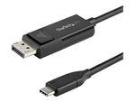 StarTech CDP2DP1MBD 3.3' DisplayPort Audio/Video Cable, Black