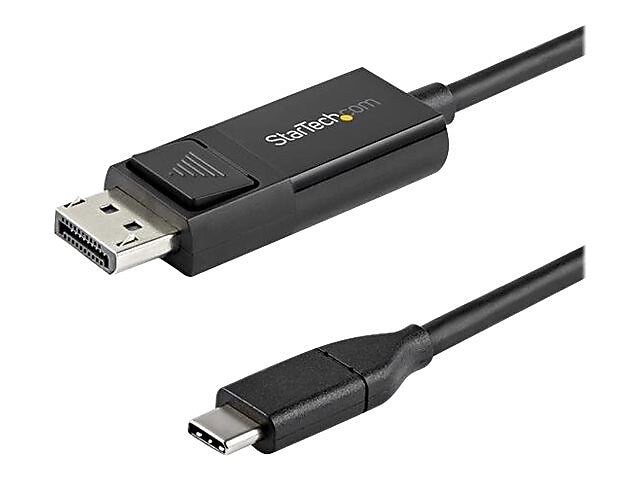 StarTech CDP2DP1MBD 3.3' DisplayPort Audio/Video Cable, Black