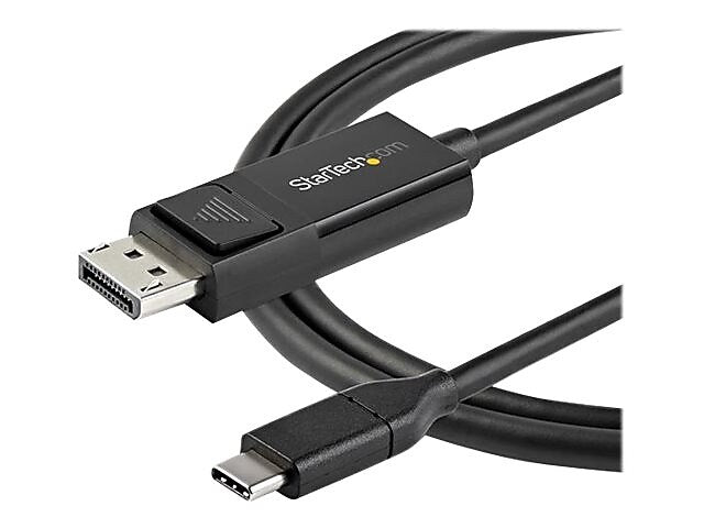 StarTech CDP2DP1MBD 3.3' DisplayPort Audio/Video Cable, Black